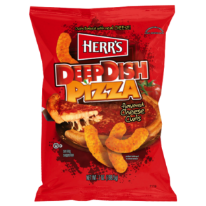 Herr's Deep Dish Pizza Cheese Curls big