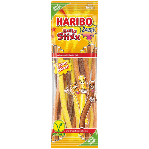 Haribo Balla Stixx Limo Mixx sauer Veggie