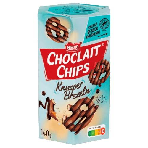 Nestlé Choclait Chips Knusper Brezeln