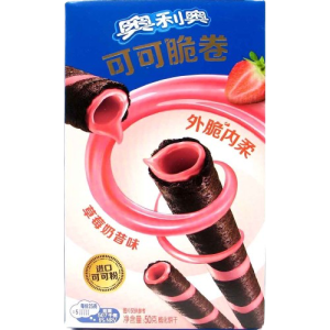 Oreo Wafer Rolls Strawberry
