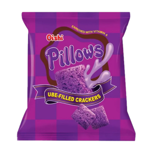 Oishi Pillows Ube-Filled Crackers Philippin